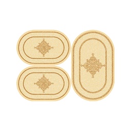 SHIRAZ 80440 (Ovale, ( 2O 65X100 + O 80X130 ), CREME)