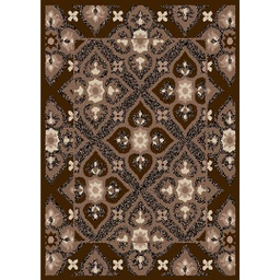 CIRTA 92080 (Rectangular, 180X270, MARRON BORDEAUX)