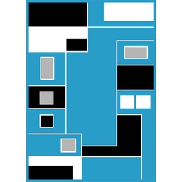 RELAX 6508C (Rectangulaire, 210X270, BLEU TURQUOISE)