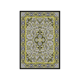 VALENCIA 5112C (Rectangulaire, 200X280, NOIRE_GRIS CLAIRE)