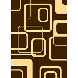 RELAX 62707 (Rectangulaire, 210X270, MARRON BORDEAUX)