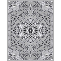 VALENCIA 5829D (Rectangulaire, 250X400, GRIS CLAIRE_GRIS CLAIRE)