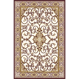 VALENCIA 5112H (Rectangular, 190X270, MARRON BORDEAUX_CREME)