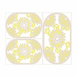 VALENCIA 7618A (Oval, ( O 80X130 + 2O 65X100 ), ECRU_CREME)