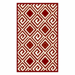 VALENCIA 5849G (Rectangular, 200X280, BORDEAUX_CREME)