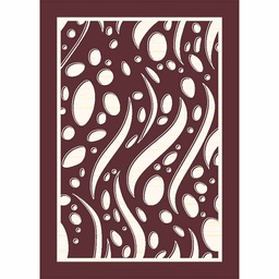 VALENCIA 9226E (Rectangulaire, 200X280, MARRON BORDEAUX_CREME)