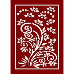 VALENCIA 9228G (Rectangulaire, 200X280, BORDEAUX_CREME)