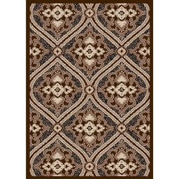 CIRTA 92560 (Rectangulaire, 180X270, MARRON BORDEAUX)