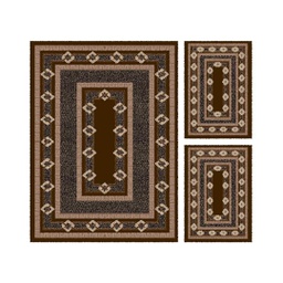 CIRTA 73800 (Rectangulaire, ( T 150X220 + 2T 60X110 ), MARRON BORDEAUX)