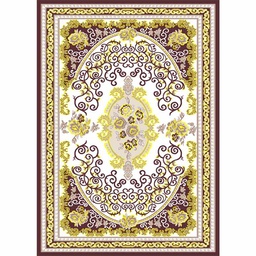 VALENCIA 7186H (Rectangular, 190X270, MARRON BORDEAUX_CREME)