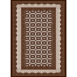SHIRAZ 76072 (Rectangular, 200X400, MARRON CAFE)