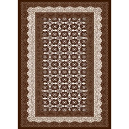 SHIRAZ 76072 (Rectangular, 200X400, MARRON CAFE)