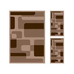 RELAX 73571 (Rectangulaire, ( T 150X220 + 2T 60X110 ), BRONZE CLAIR)