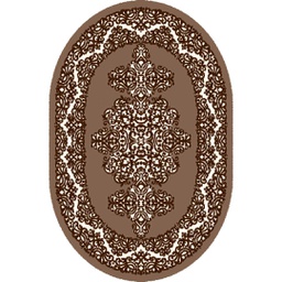 SHIRAZ 80452 (Oval, 200X150, BRUN PALE)