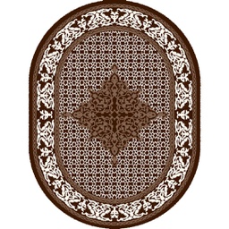 SHIRAZ 80442 (Oval, 200X150, MARRON CAFE)