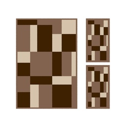 RELAX 73521 (Rectangular, ( T 150X220 + 2T 60X110 ), BRONZE FONCE)