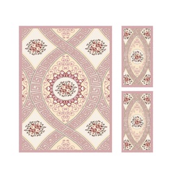 SARAY 92140 (Rectangular, ( T 150X230 + 2T 60X115 ), BOIS DE ROSE)