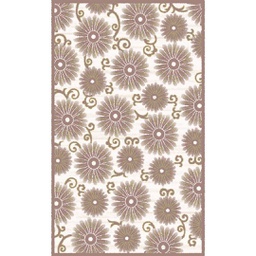 VALENCIA 7618B (Rectangulaire, 240X400, MARRON BRONZE_CREME)