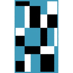 RELAX 7352B (Rectangulaire, 240X400, BLEU TURQUOISE)