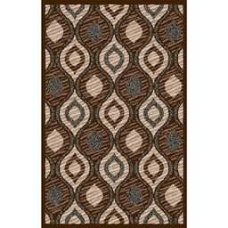 CIRTA 93040 (Rectangulaire, 180X270, MARRON BORDEAUX)