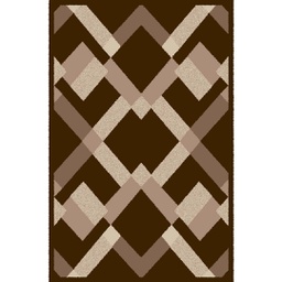 CIRTA 93010 (Rectangulaire, 180X270, MARRON BORDEAUX)