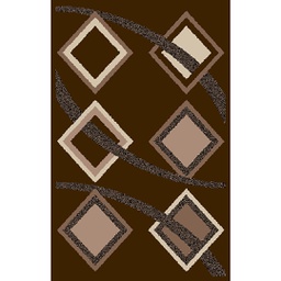 CIRTA 93020 (Rectangular, 180X270, MARRON BORDEAUX)