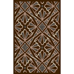 CIRTA 93030 (Rectangulaire, 180X270, MARRON BORDEAUX)