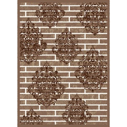 SHIRAZ 91552 (Rectangular, 200X275, BRUN PALE)