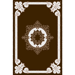 CIRTA 93080 (Rectangular, 180X270, MARRON BORDEAUX)