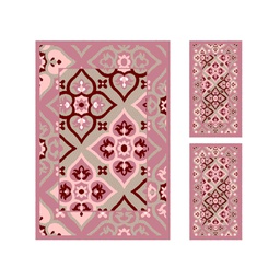 CIRTA 92080 (Rectangular, ( T 150X220 + 2T 60X110 ), BOIS DE ROSE)