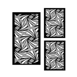CIRTA 92160 (Rectangulaire, ( T 60X150 + 2T 60X110 ), NOIRE)