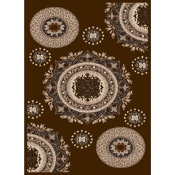 CIRTA 92670 (Rectangular, 240X400, MARRON BORDEAUX)