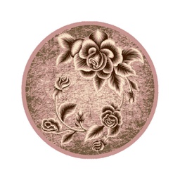 TADJ 60770 (Round, 165X165, BOIS DE ROSE)