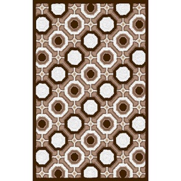 CIRTA 93230 (Rectangulaire, 180X270, MARRON BORDEAUX)