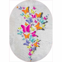 CRISTAL 0844A (Oval, 80X115, MULTI COULEURS, Lamination)