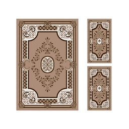 CIRTA 92990 (Rectangulaire, ( T 150X220 + 2T 60X110 ), BRONZE CLAIR)