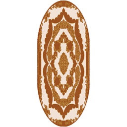 ISHRAK 8536A (Oval, 200X150, BRIQUE)