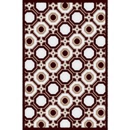 CIRTA 93231 (Rectangulaire, 180X270, MARRON BORDEAUX)