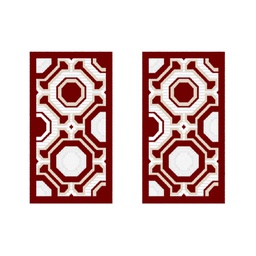 CIRTA 93231 (Rectangular, 60X220, BORDEAUX)