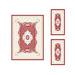 إزمير 71300 (مستطيل, 140X310, أحمر عنابي)
