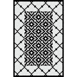 CIRTA 93240 (Rectangular, 180X270, NOIRE)