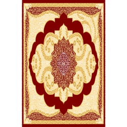 MELODIE 89030 (Rectangulaire, 190X150, BORDEAUX_CREME)