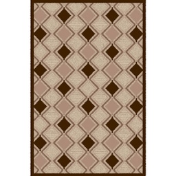 CIRTA 93400 (Rectangulaire, 180X270, MARRON BORDEAUX)