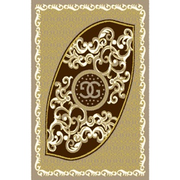 AZHAR 90720 (Rectangular, 200X280, MARRON BRONZE)