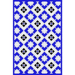 CIRTA 93250 (Rectangular, 180X270, BLEU ROI)