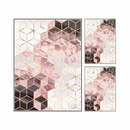 CRISTAL 0950A (Rectangulaire, ( T 160X220 + 2T 60X80 ), BOIS DE ROSE, Lamination)