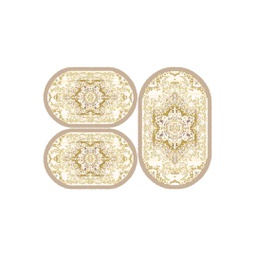 فالينسيا 5829B (بيضوي, ( O 80X130 + 2O 65X100 ), عاجي / قشدي)