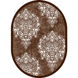 SHIRAZ 92202 (Oval, 200X150, MARRON CAFE)