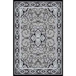 VALENCIA 5112B (Rectangular, 190X270, NOIRE_GRIS CLAIRE)