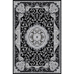 VALENCIA 5113B (Rectangulaire, 200X280, NOIRE_GRIS CLAIRE)